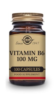 VITAMINA B6 100 mg (Piridoxina) – 100 CÁPSULAS VEGETALES